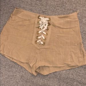 Dance & Marvel Tan shorts